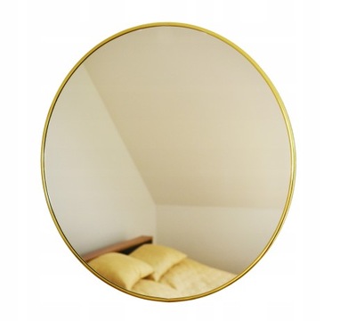 Okrúhle zrkadlo, zlatý kruh, priemer 100 cm
